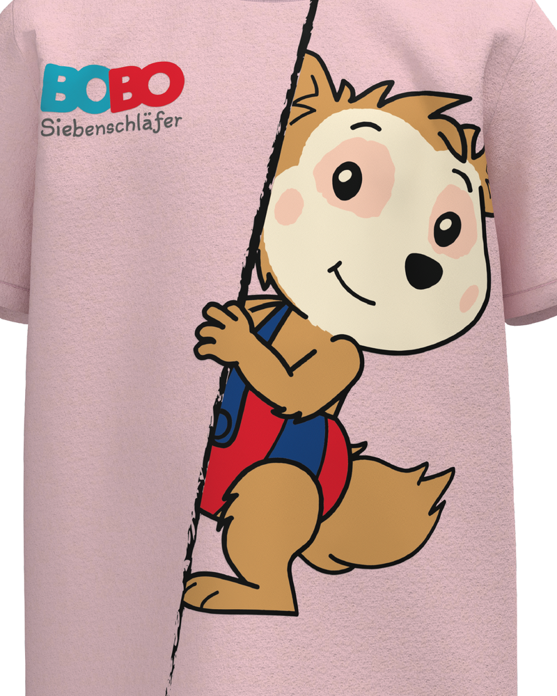 Bobo Siebenschläfer T-Shirt Curious Bobo, rosa